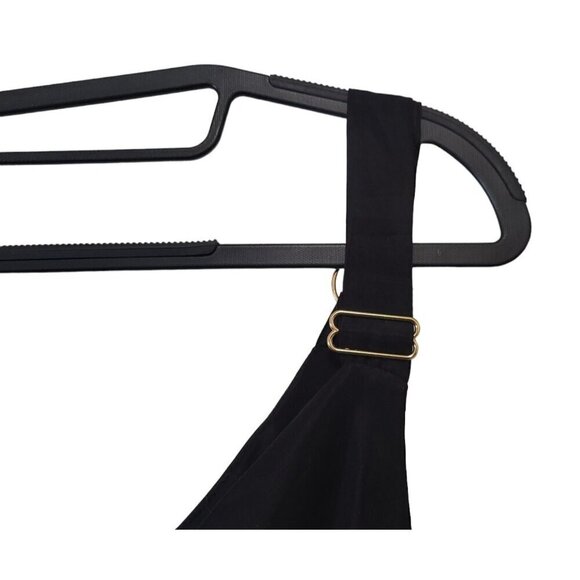 DISSH Kendall Black Cupro Slip Dress Long Bias-Cut Midi - Picture 5 of 13